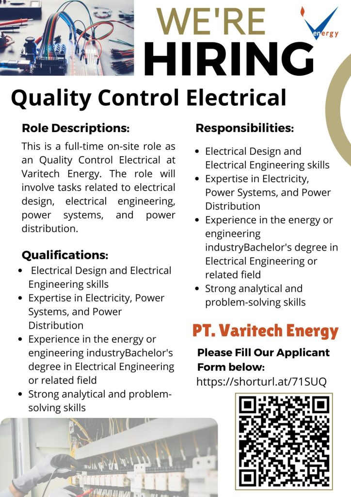 Hiring Quality Control Electrical