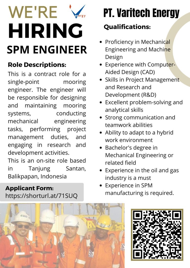 URGENTLY NEEDED! SPM ENGINEER